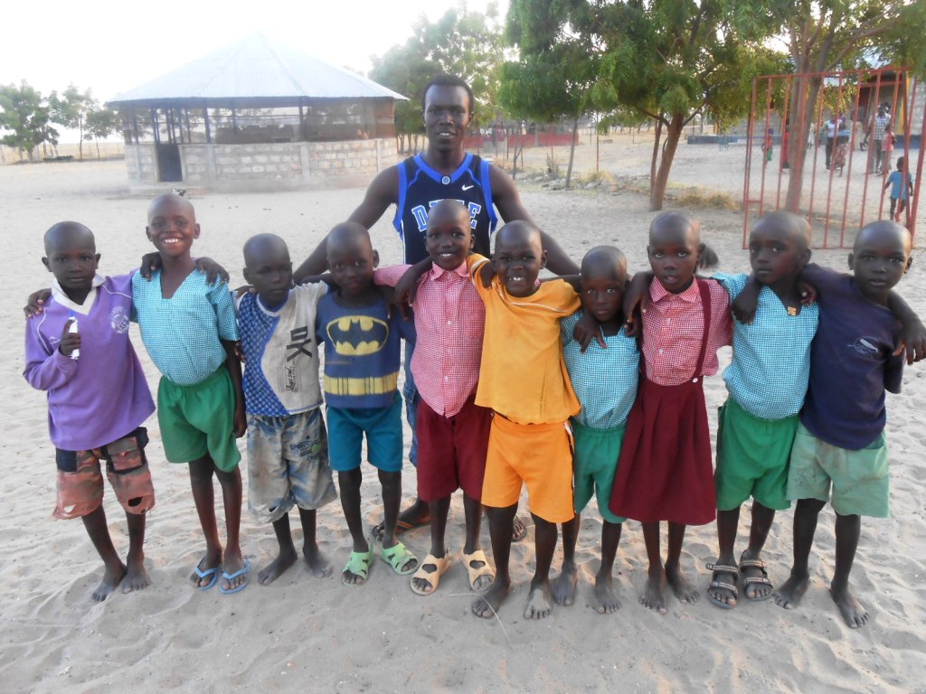 Students with teacher