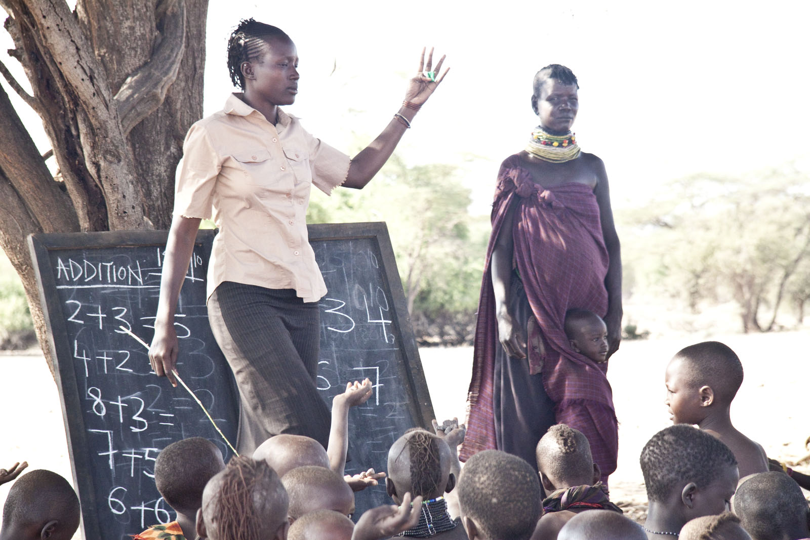 Outdoor classroom teaching